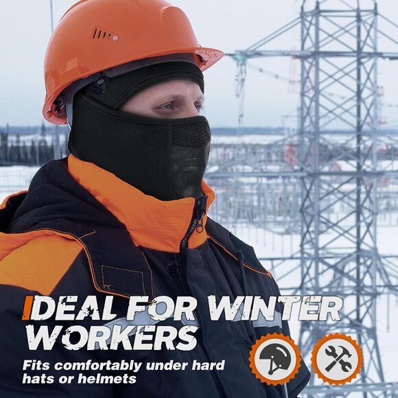 Breathable Warm Face Mask for unisex Face Cover for Cold - Picture 8 of 8